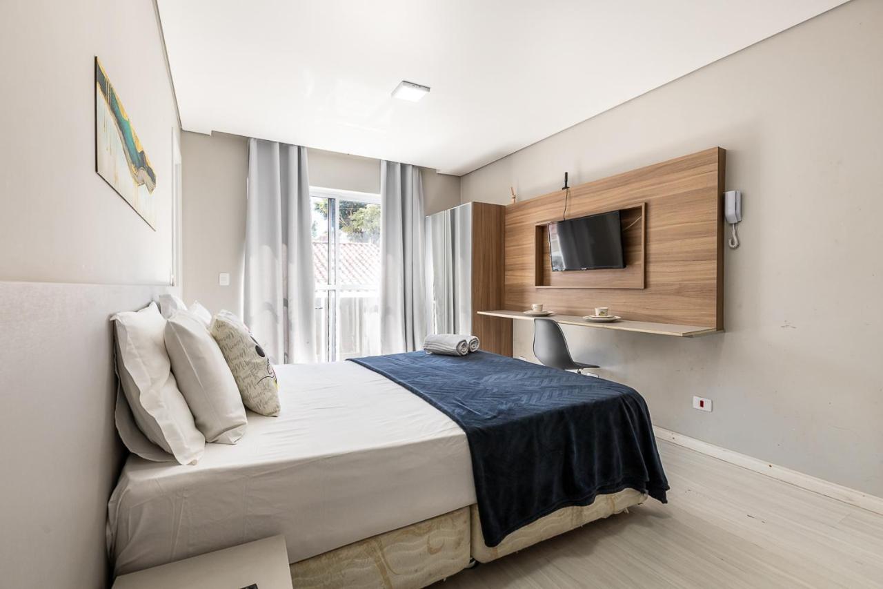 3-Studio Lindamente Decorado! Ideal Para Casal!!! Κουριτίμπα Εξωτερικό φωτογραφία